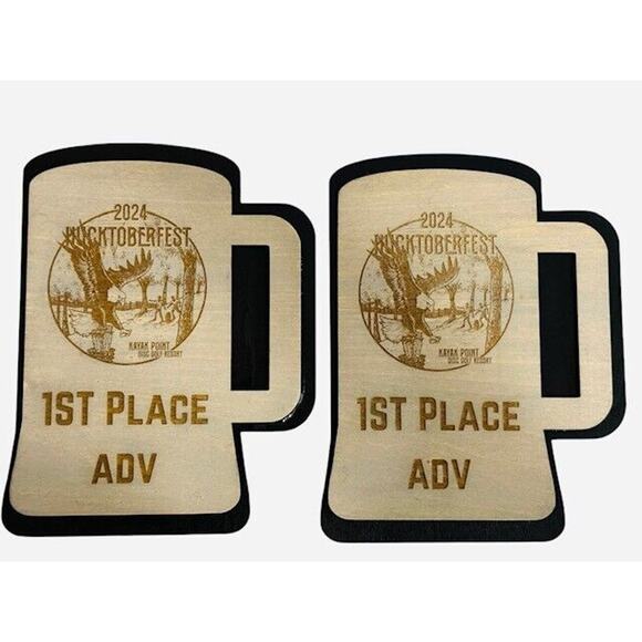 Custom Laser Engraved Wood Disc Golf Trophy, Gift Trophies, Discgolf Gifts - Picture 5 of 5